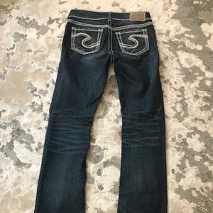 Silver Suki Jeans Size 28W/33L